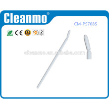 Professional Manufacturer elbow head cleanroom swab CM-PS768S with double-layer Consumable Polyester Swab